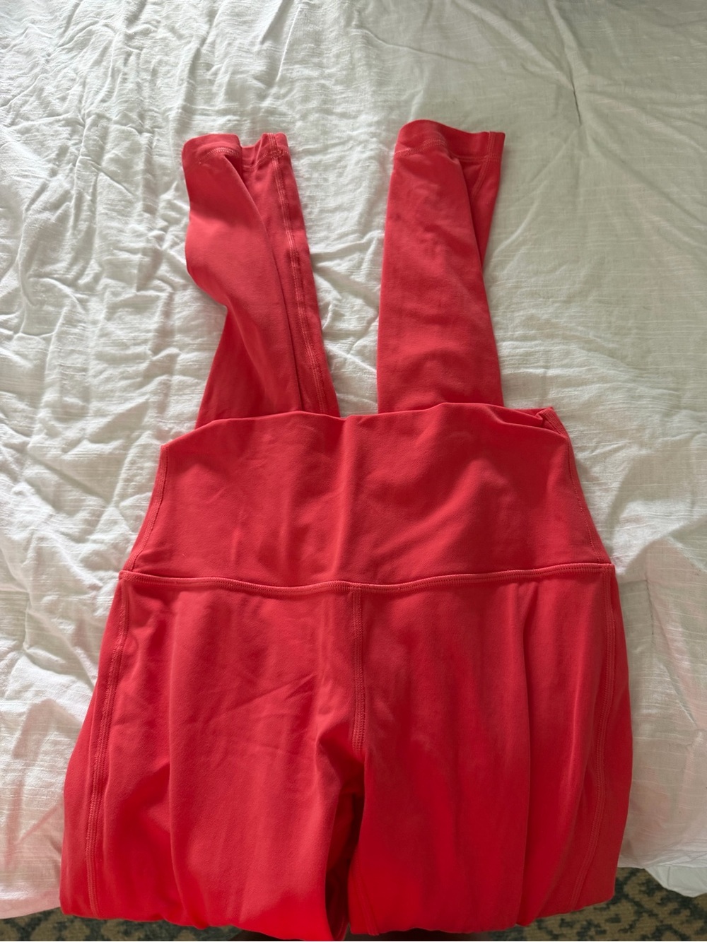 Red/pink Lululemon align leggings